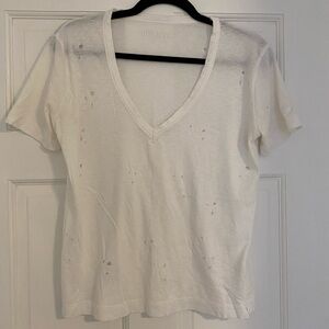Zadig & Voltaire Ripped Tshirt